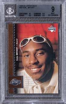1996-97 Upper Deck #58 Kobe Bryant Rookie Card – BGS MINT 9